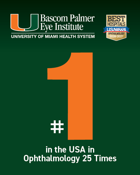 USNWR - #1 in the USA in Ophthalmology 25 Times