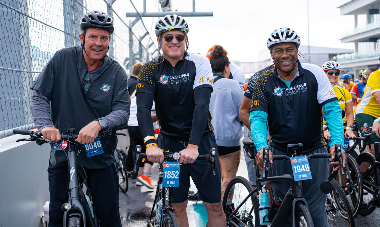 Dan Marino, Tom Garfinkel, and Nat Moore