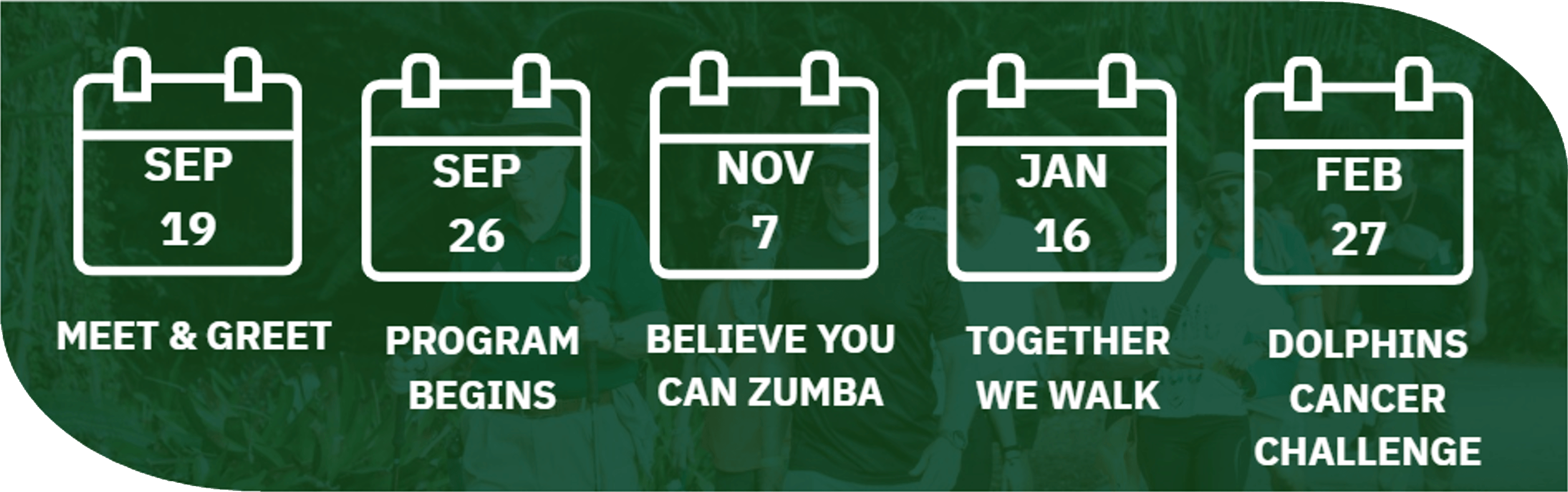 Believe in You Program Dates