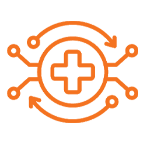 Icon of AI-enabled precision medicine and cancer research