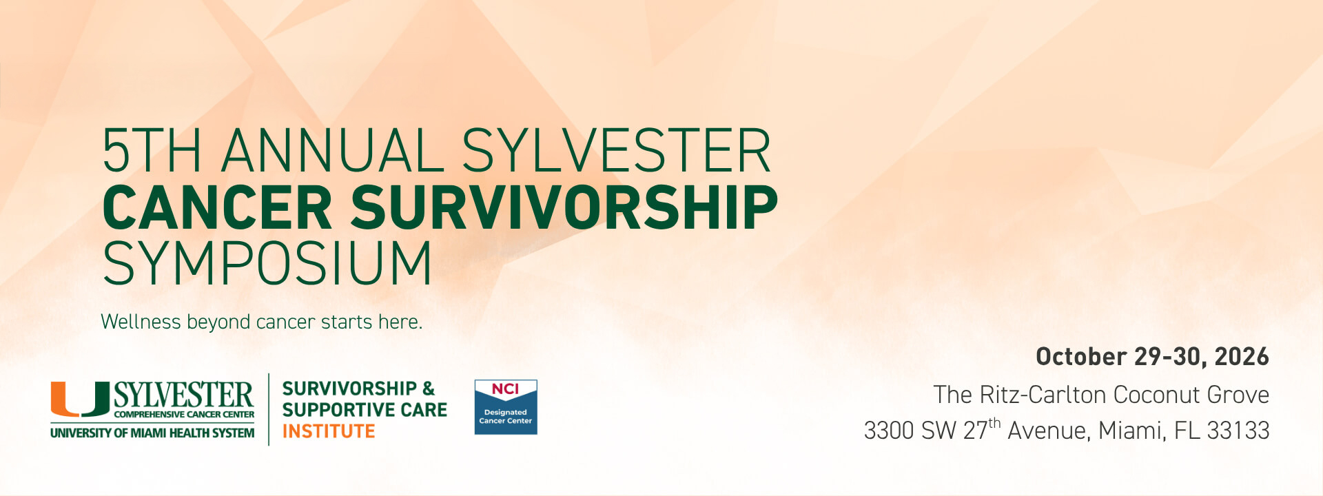 2026 Sylvester Survivorship Symposium Invitation