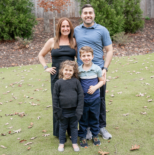 Tracey Hecht and her family