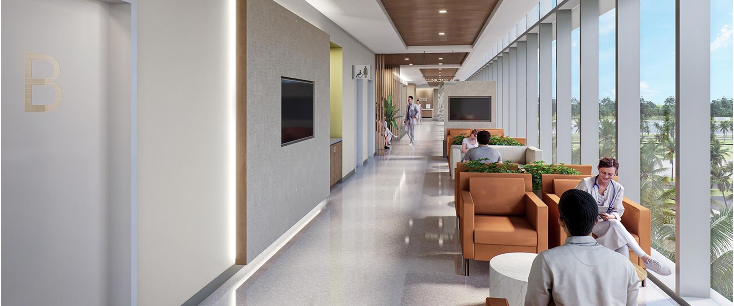 Architectural Rendering of UHealth at Doral in Downtown Doral