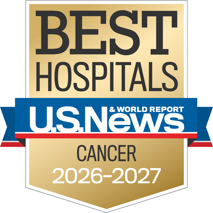 USNWR Cancer 2026-2027 Badge
