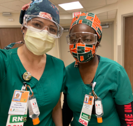 Two women nurses