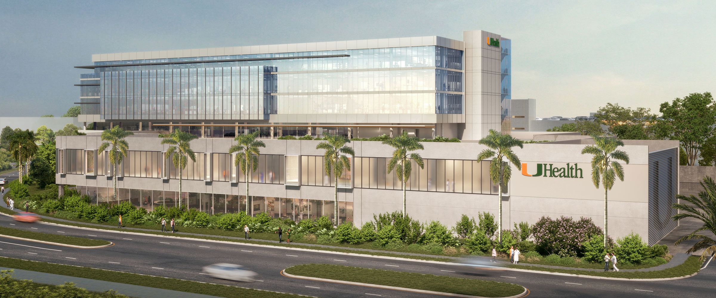 East Architectural Rendering of UHealth at SoLé Mia in Aventura