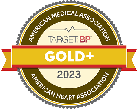 American Heart Association Target BP Gold logo