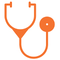 Icon of a stethoscope