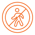 No walking