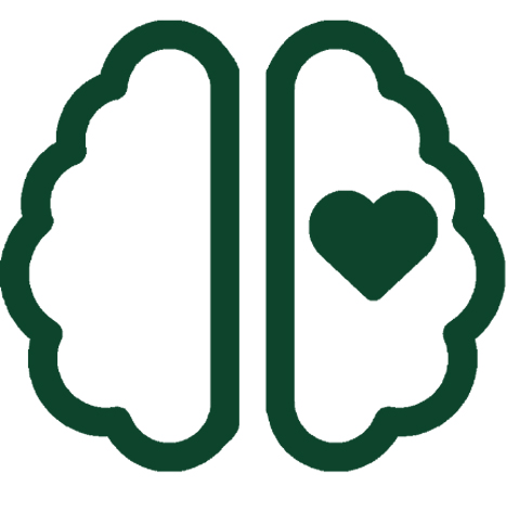 brain with a heart icon