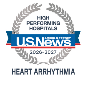 Heart Arrhythmia USNWR High Performing Hospital
