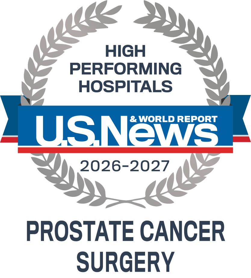 USNWR High Performing Hospitals Prostate Cancer Surgery 2026-2027