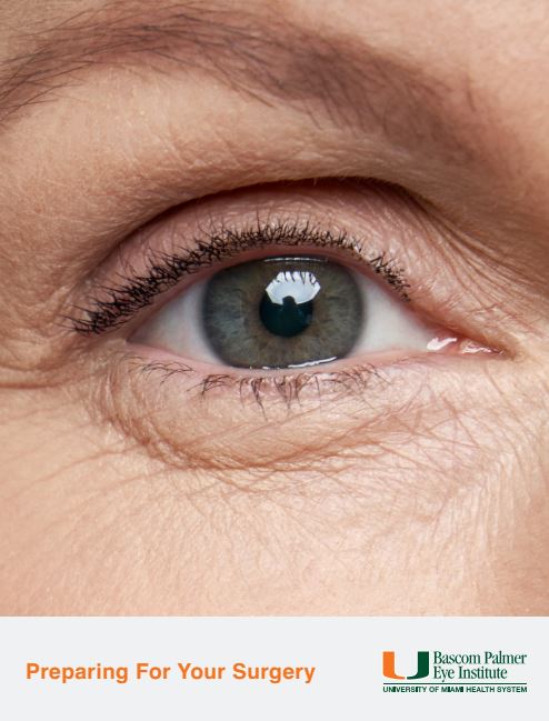 Preparing for your surgery brochure cover