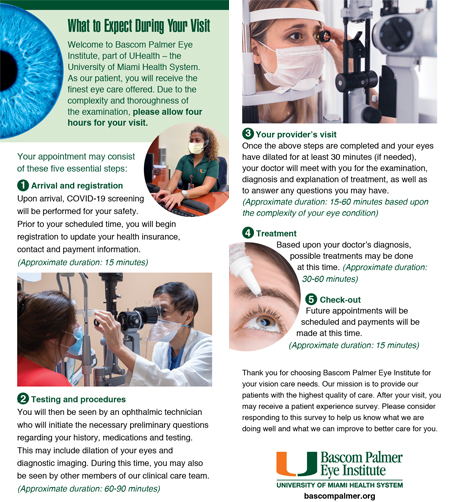 Plan Your Visit | Bascom Palmer Eye Institute | University of Miami ...