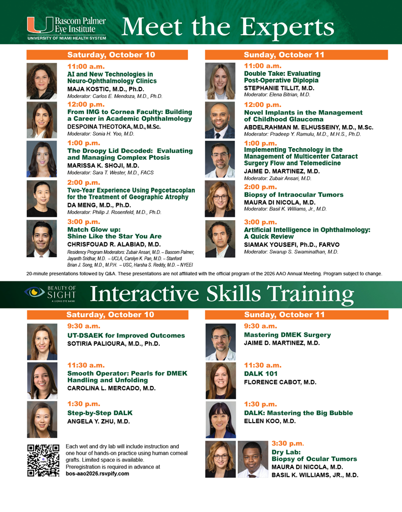 AAO Meet the Experts 2026