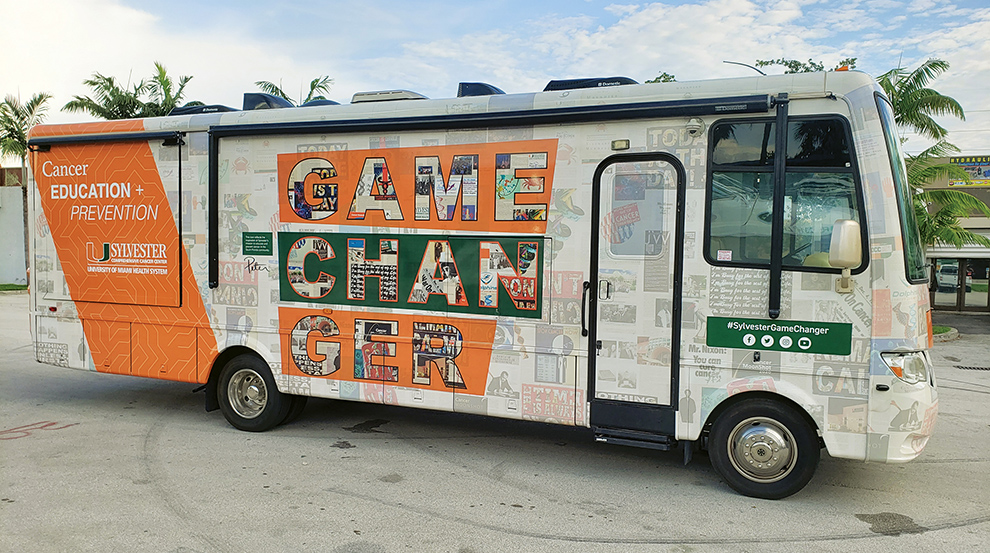The second Sylvester Game Changer vehicle will deliver much-needed cancer screenings and education.