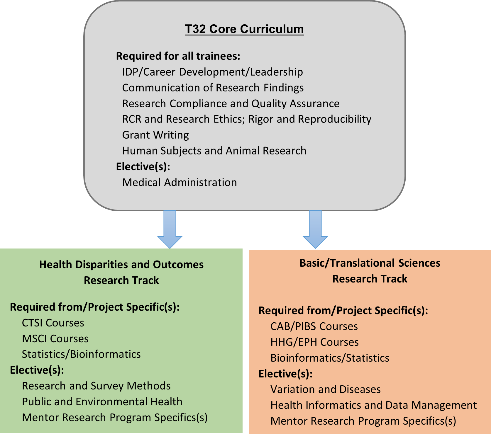 T32 Core Curriculum graphic