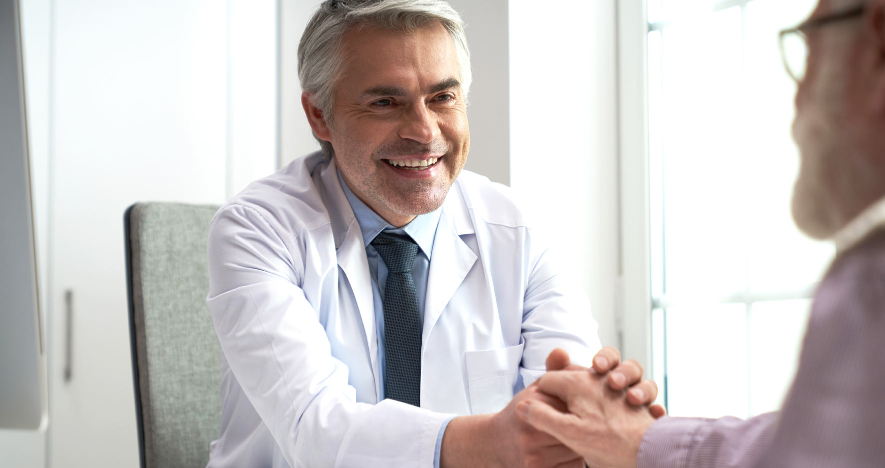 Doctor talking to a patient